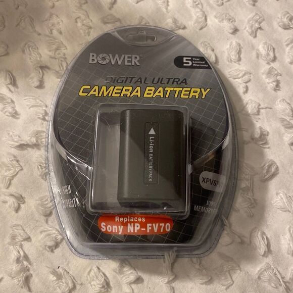 Bower XPVSFV70 Digital Video Battery Replaces Sony NP-FV70 - Picture 1 of 4